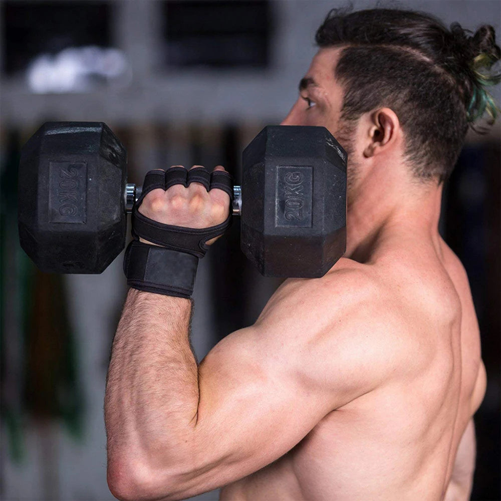Premium Workout Training Gloves – Non-Slip Weight Lifting Grip Gloves For Men and Woman