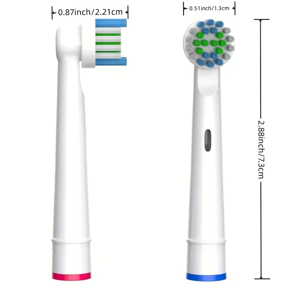 Replacement Toothbrush Heads Compatible with Oral-B Braun Professional Electric Toothbrush 4/12/16 pcs