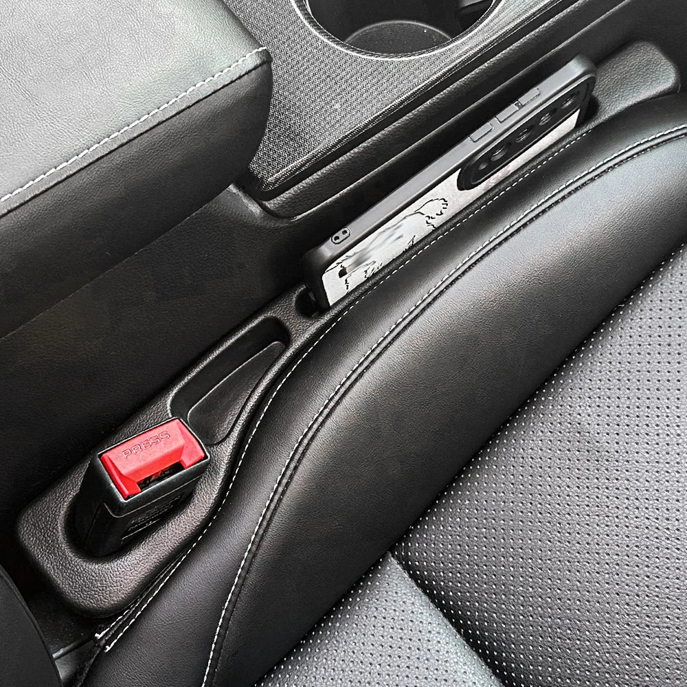 2-Piece Car Seat Gap Organizer – Stop Items from Falling Between Seats