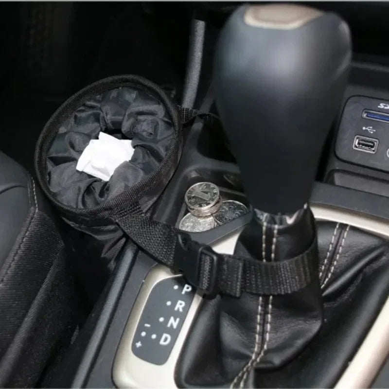Universal Leakproof Car Trash Can – Portable Hanging Auto Garbage Bin