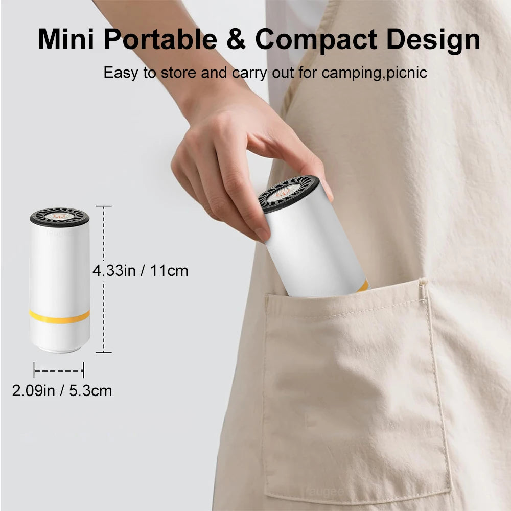Mini Electric Vacuum Food Sealer – Portable Fresh Food Preservation Machine