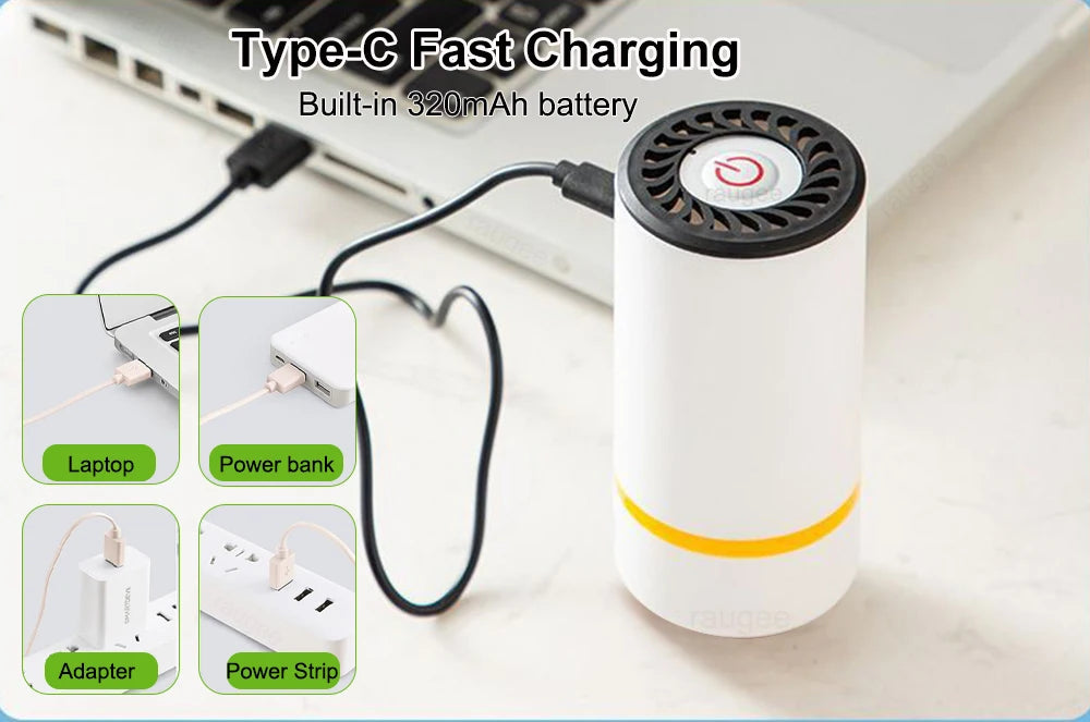 Mini Electric Vacuum Food Sealer – Portable Fresh Food Preservation Machine