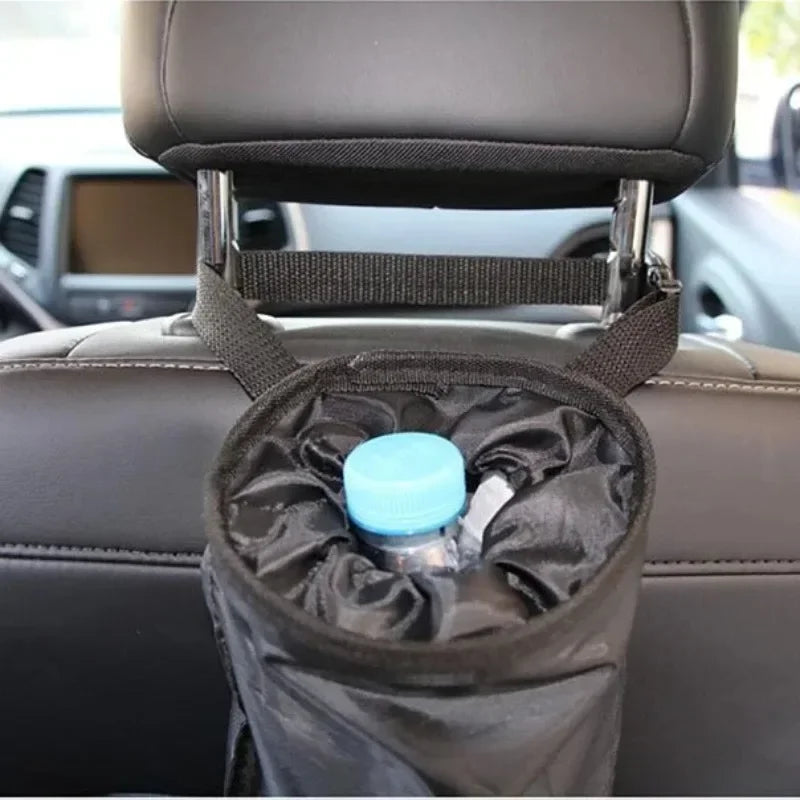 Universal Leakproof Car Trash Can – Portable Hanging Auto Garbage Bin